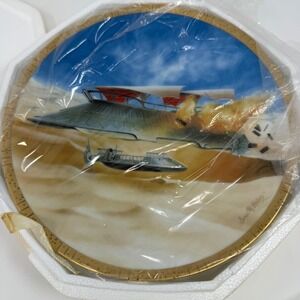 Star Wars Space Vehicles Plate Collection Jabbas Sail Barge Limited Edition